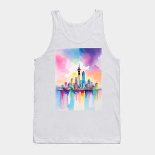 Auckland City Skytower Skyline Tank Top